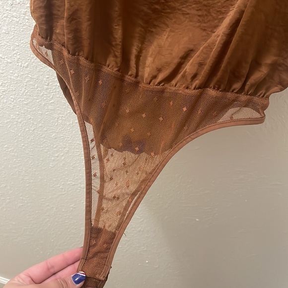 NWOT Wishlist apparel brown body suit - Picture 5 of 5